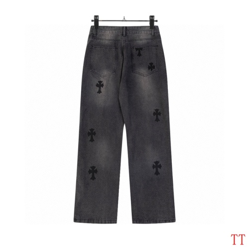 Replica Chrome Hearts Jeans For Men #1259392 $48.00 USD for Wholesale