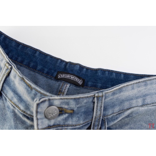 Replica Chrome Hearts Jeans For Men #1259394 $48.00 USD for Wholesale