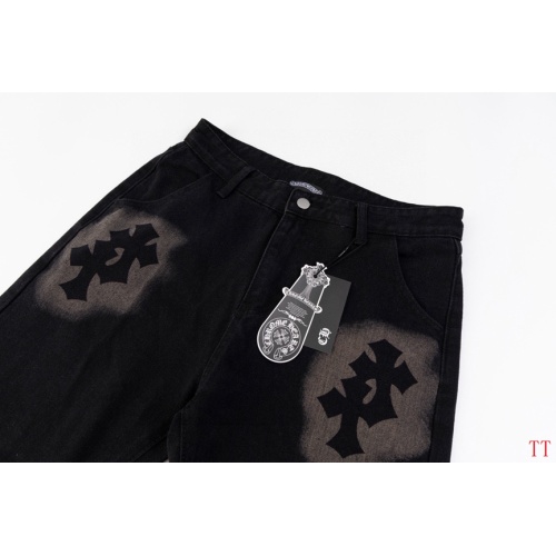 Replica Chrome Hearts Jeans For Men #1259395 $48.00 USD for Wholesale