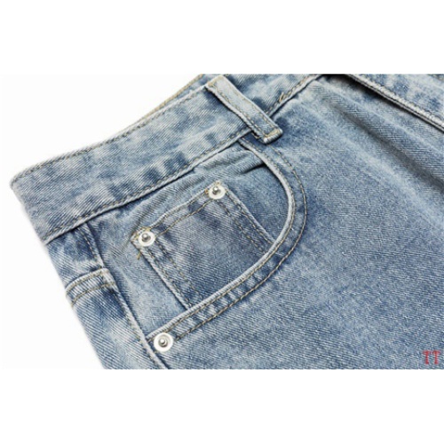 Replica Chrome Hearts Jeans For Men #1259396 $45.00 USD for Wholesale