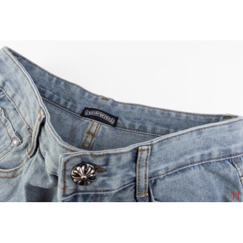 Replica Chrome Hearts Jeans For Men #1259397 $48.00 USD for Wholesale