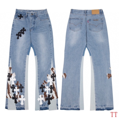 Chrome Hearts Jeans For Unisex #1259398 $64.00 USD, Wholesale Replica Chrome Hearts Jeans