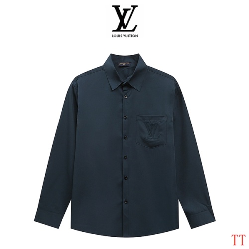 Louis Vuitton LV Shirts Long Sleeved For Men #1259414 $39.00 USD, Wholesale Replica Louis Vuitton LV Shirts