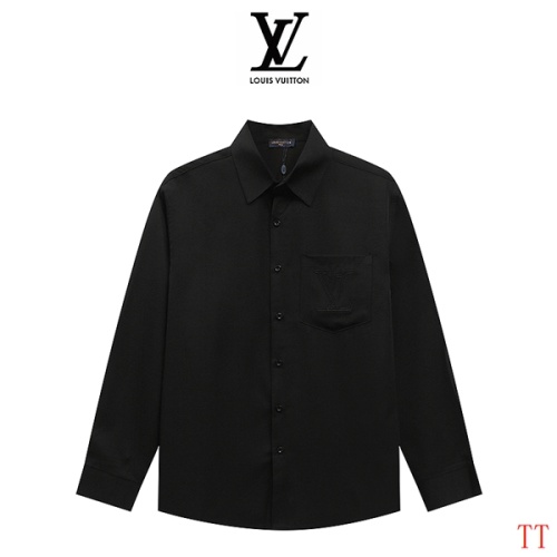 Louis Vuitton LV Shirts Long Sleeved For Men #1259415 $39.00 USD, Wholesale Replica Louis Vuitton LV Shirts