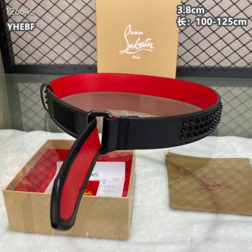 Replica Christian Louboutin CL AAA Quality Belts For Men #1259422 $98.00 USD for Wholesale