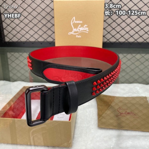 Christian Louboutin CL AAA Quality Belts For Men #1259424 $98.00 USD, Wholesale Replica Christian Louboutin CL AAA Quality Belts