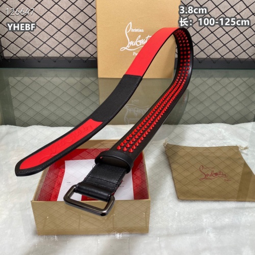 Replica Christian Louboutin CL AAA Quality Belts For Men #1259424 $98.00 USD for Wholesale