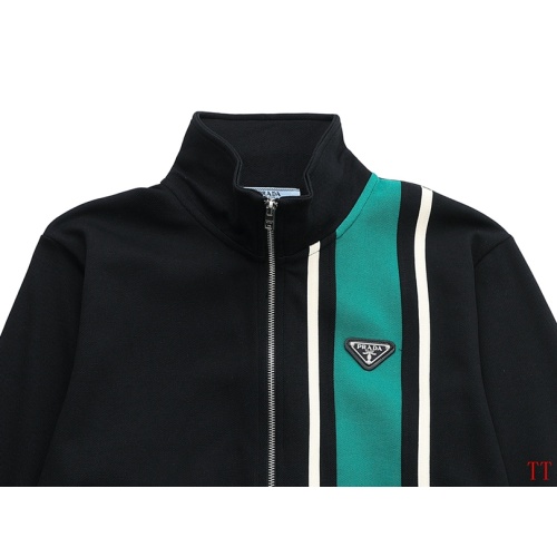 Replica Prada Hoodies Long Sleeved For Men #1259430 $72.00 USD for Wholesale