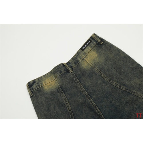 Replica Balenciaga Jeans For Men #1259440 $48.00 USD for Wholesale