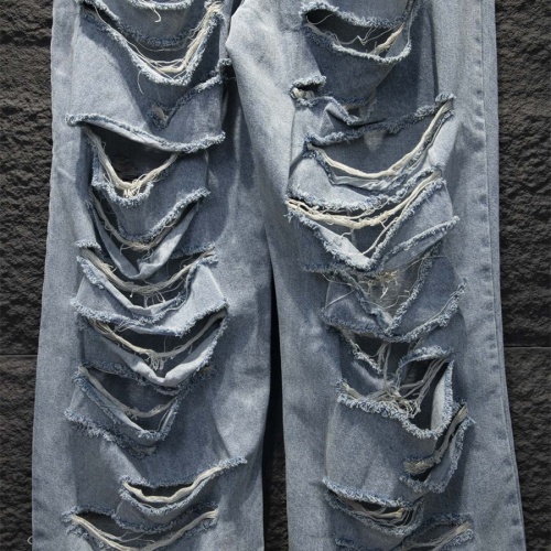 Replica Balenciaga Jeans For Men #1259474 $85.00 USD for Wholesale