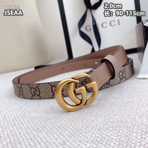 Replica Gucci AAA Quality Belts For Women #1259488 $45.00 USD for Wholesale