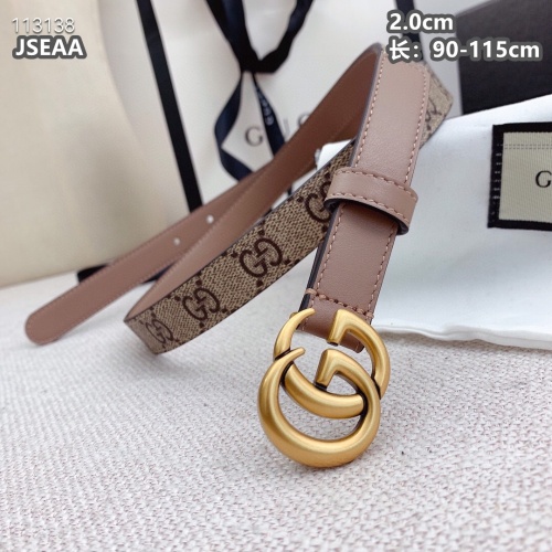 Replica Gucci AAA Quality Belts For Women #1259488 $45.00 USD for Wholesale