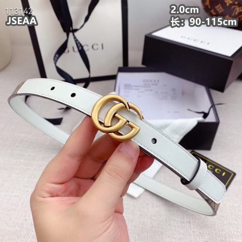 Replica Gucci AAA Quality Belts For Women #1259490 $45.00 USD for Wholesale