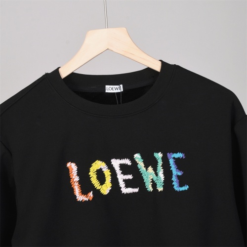 Replica LOEWE Hoodies Long Sleeved For Men #1259538 $48.00 USD for Wholesale