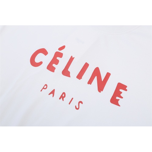 Replica Celine T-Shirts Short Sleeved For Unisex #1259545 $34.00 USD for Wholesale