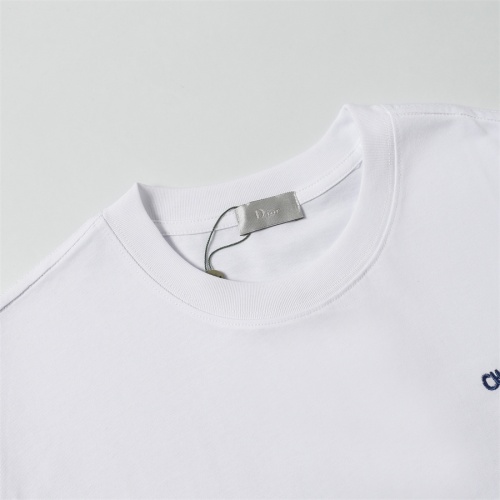 Replica Christian Dior T-Shirts Short Sleeved For Unisex #1259548 $34.00 USD for Wholesale