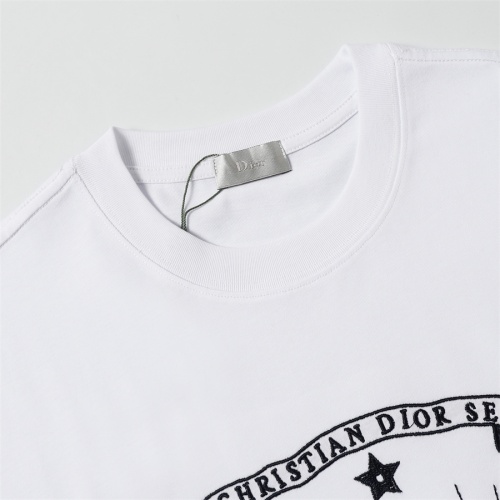 Replica Christian Dior T-Shirts Short Sleeved For Unisex #1259549 $34.00 USD for Wholesale