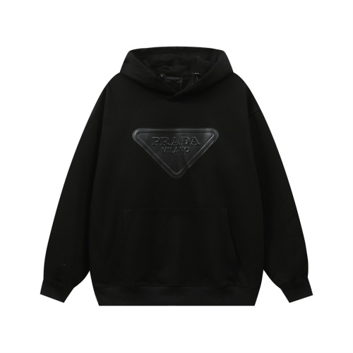 Prada Hoodies Long Sleeved For Unisex #1259579 $64.00 USD, Wholesale Replica Prada Hoodies