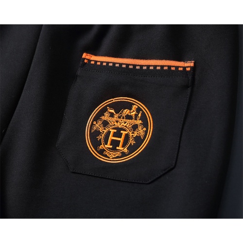 Replica Hermes Tracksuits Long Sleeved For Men #1259639 $92.00 USD for Wholesale