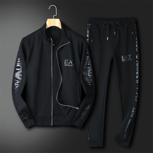 Armani Tracksuits Long Sleeved For Men #1259644 $92.00 USD, Wholesale Replica Armani Tracksuits