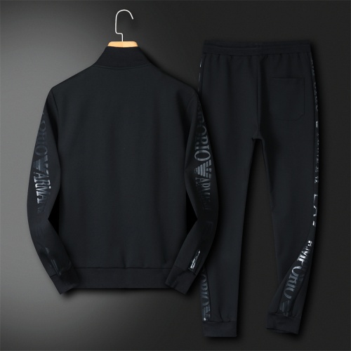 Replica Armani Tracksuits Long Sleeved For Men #1259644 $92.00 USD for Wholesale