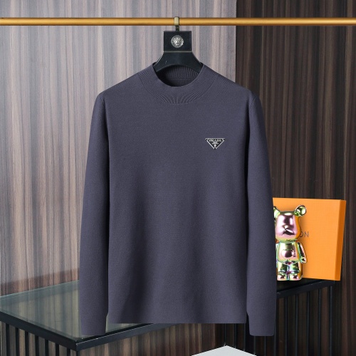 Prada Sweater Long Sleeved For Men #1259646 $42.00 USD, Wholesale Replica Prada Sweater