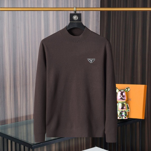 Prada Sweater Long Sleeved For Men #1259648 $42.00 USD, Wholesale Replica Prada Sweater