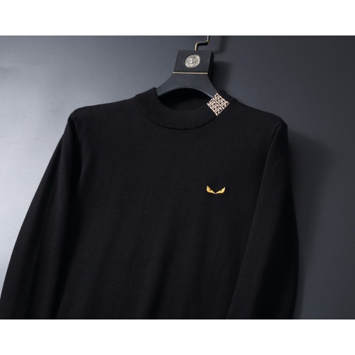 Replica Fendi Sweaters Long Sleeved For Men #1259664 $45.00 USD for Wholesale