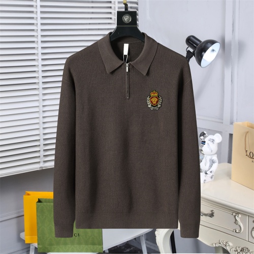 Versace Sweaters Long Sleeved For Men #1259671 $52.00 USD, Wholesale Replica Versace Sweaters