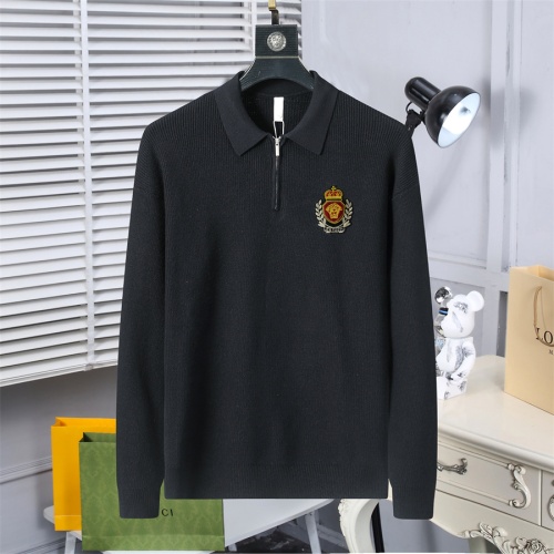 Versace Sweaters Long Sleeved For Men #1259672 $52.00 USD, Wholesale Replica Versace Sweaters