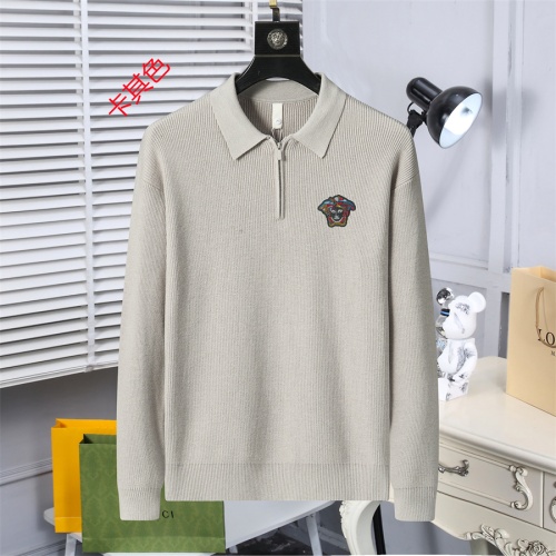 Versace Sweaters Long Sleeved For Men #1259700 $52.00 USD, Wholesale Replica Versace Sweaters