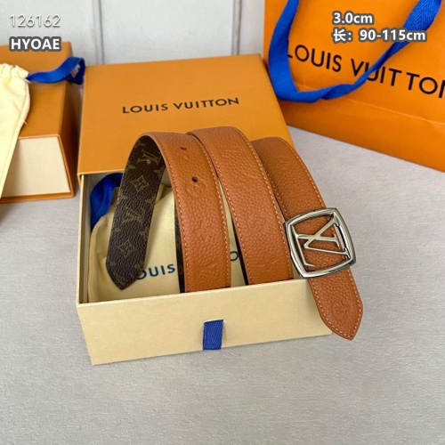 Louis Vuitton AAA Quality Belts For Women #1259713 $60.00 USD, Wholesale Replica Louis Vuitton AAA Quality Belts