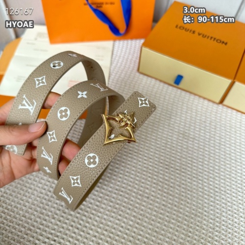 Louis Vuitton AAA Quality Belts For Women #1259718 $60.00 USD, Wholesale Replica Louis Vuitton AAA Quality Belts