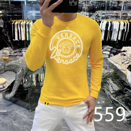 Versace Hoodies Long Sleeved For Men #1259741 $48.00 USD, Wholesale Replica Versace Hoodies