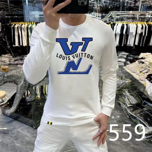 Louis Vuitton LV Hoodies Long Sleeved For Men #1259761 $48.00 USD, Wholesale Replica Louis Vuitton LV Hoodies