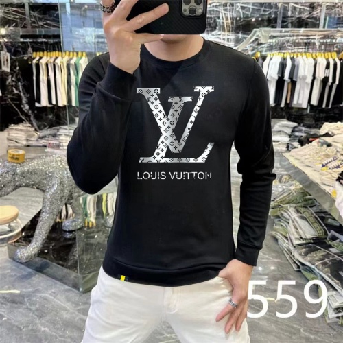 Louis Vuitton LV Hoodies Long Sleeved For Men #1259767 $48.00 USD, Wholesale Replica Louis Vuitton LV Hoodies