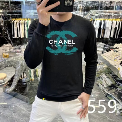 Chanel Hoodies Long Sleeved For Men #1259771 $48.00 USD, Wholesale Replica Chanel Hoodies