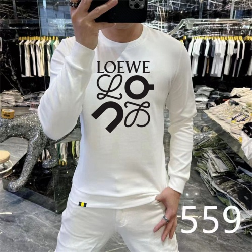 LOEWE Hoodies Long Sleeved For Men #1259776 $48.00 USD, Wholesale Replica LOEWE Hoodies