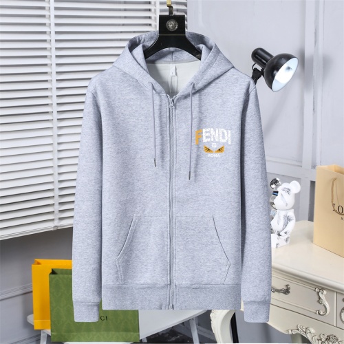 Fendi Hoodies Long Sleeved For Men #1259818 $56.00 USD, Wholesale Replica Fendi Hoodies