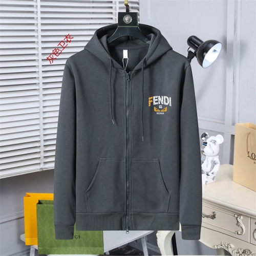 Fendi Hoodies Long Sleeved For Men #1259819 $56.00 USD, Wholesale Replica Fendi Hoodies