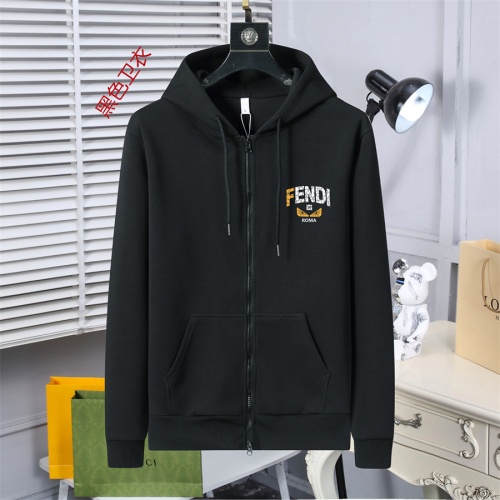 Fendi Hoodies Long Sleeved For Men #1259820 $56.00 USD, Wholesale Replica Fendi Hoodies