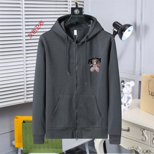 Fendi Hoodies Long Sleeved For Men #1259855 $56.00 USD, Wholesale Replica Fendi Hoodies