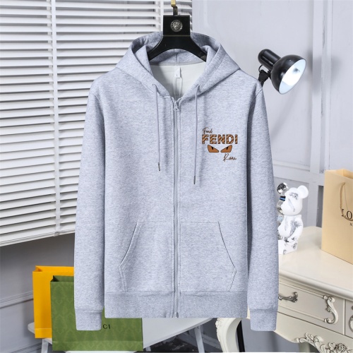 Fendi Hoodies Long Sleeved For Men #1259867 $56.00 USD, Wholesale Replica Fendi Hoodies