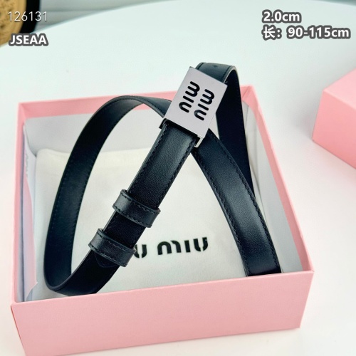 MIU MIU AAA Quality Belts For Women #1259934 $45.00 USD, Wholesale Replica MIU MIU AAA Quality Belts