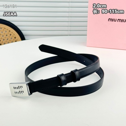 Replica MIU MIU AAA Quality Belts For Women #1259934 $45.00 USD for Wholesale