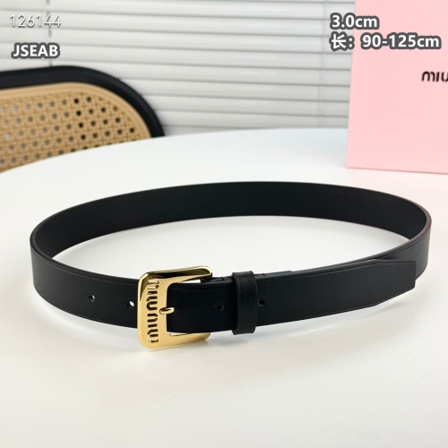 Replica MIU MIU AAA Quality Belts For Unisex #1259941 $48.00 USD for Wholesale