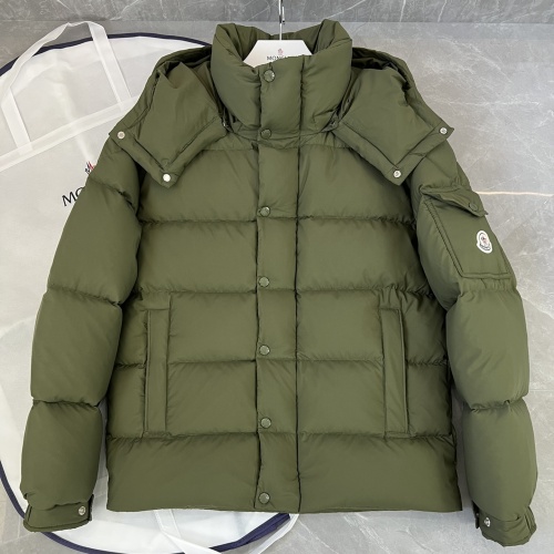 Moncler Down Feather Coat Long Sleeved For Men #1259956 $172.00 USD, Wholesale Replica Moncler Down Feather Coat