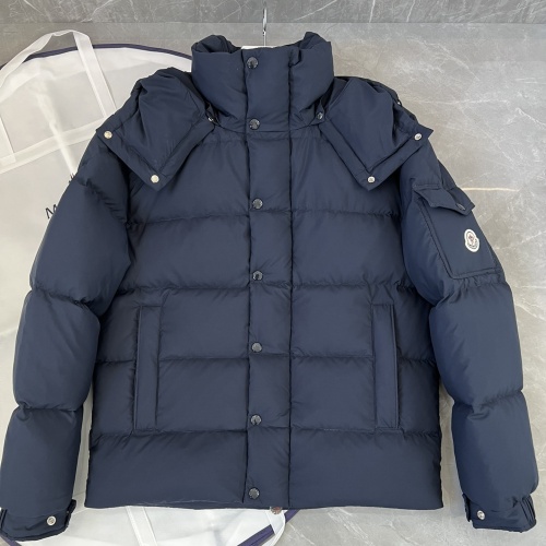 Moncler Down Feather Coat Long Sleeved For Men #1259958 $172.00 USD, Wholesale Replica Moncler Down Feather Coat