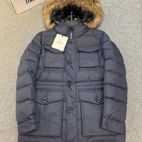 Moncler Down Feather Coat Long Sleeved For Men #1259959 $235.00 USD, Wholesale Replica Moncler Down Feather Coat