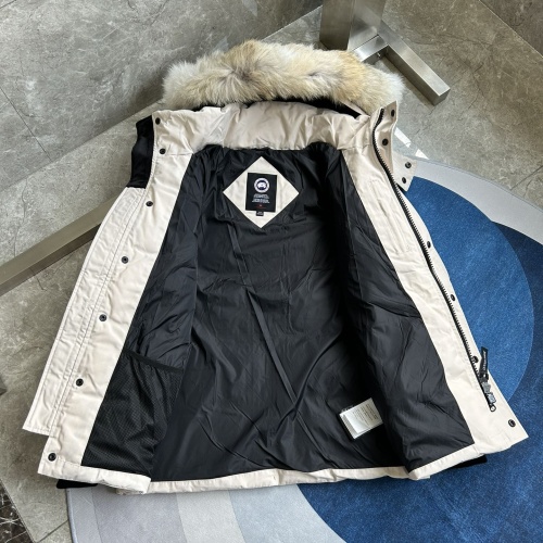 Replica Canada Goose Down Feather Coat Long Sleeved For Men #1259973 $170.00 USD for Wholesale